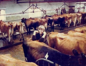 unknown colour of milking parlour