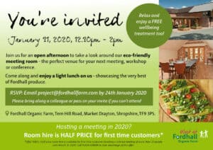 Open Afternoon for Meeting & Function Space @ Fordhall Organic Farm  | Tern Hill | England | United Kingdom