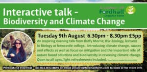 Interactive talk, Biodiversity and Climate Change @ Fordhall Organic Farm | England | United Kingdom