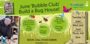 June Bubble Club - Build a Bug House @ Fordhall Organic Farm | Tern Hill | England | United Kingdom