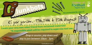 Make your own junkbot @ Fordhall Organic Farm | Tern Hill | England | United Kingdom