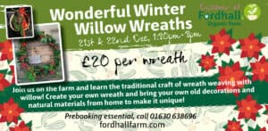 Wonderful Winter Willow Wreaths @ Fordhall Organic Farm | Tern Hill | England | United Kingdom