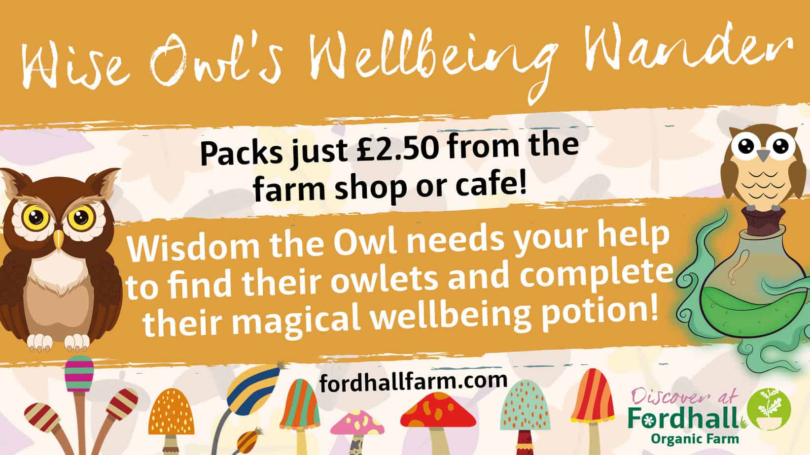 Wise Owl's Woodland Wander Trail @ Fordhall Organic Farm | Tern Hill | England | United Kingdom