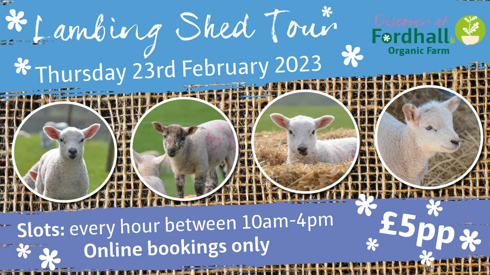 Lambing Shed Tour @ Fordhall Organic Farm | Tern Hill | England | United Kingdom